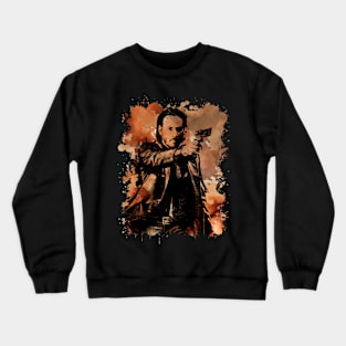 John Wick  - Brown Watercolor Splash Crewneck Sweatshirt